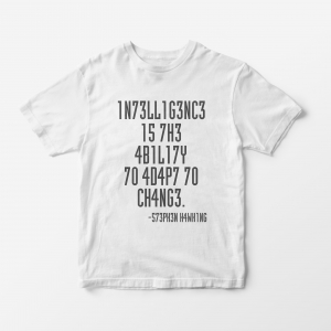 Тениска с ЦИТАТ на Стивън ХОКИНГ / Stephen HAWKING